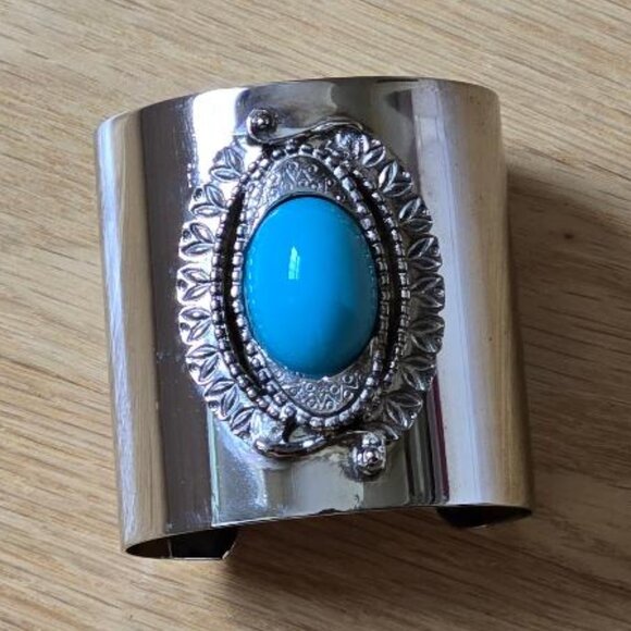 VINTAGE Sterling Silver 1980's cuff - Picture 4 of 4